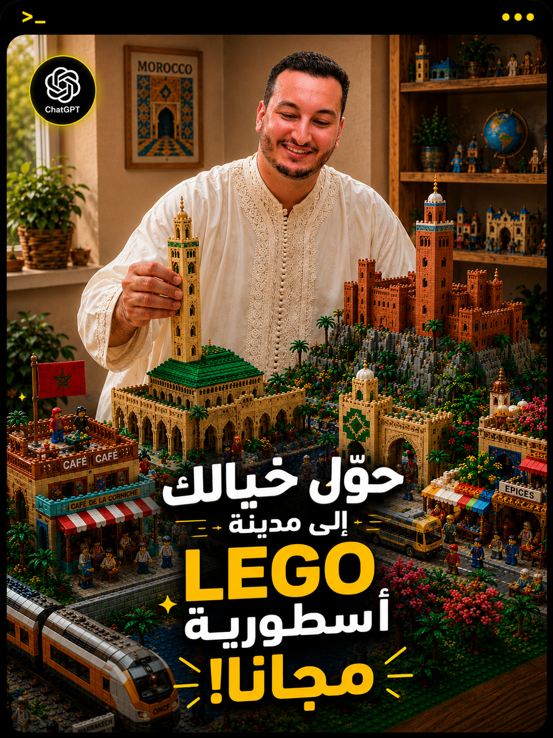 🧱 حوّل خيالك إلى مدينة ليغو أسطورية